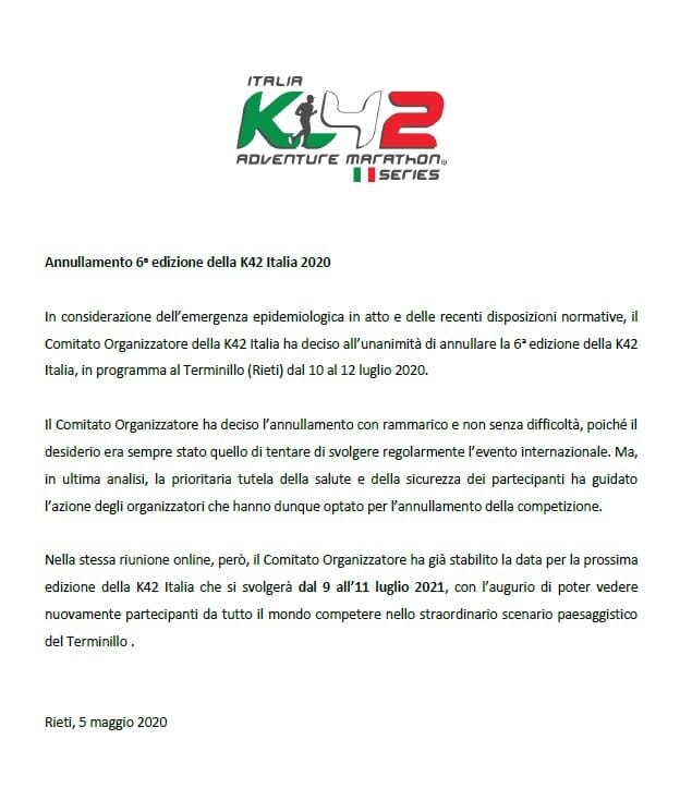 comunicato-annullamento-k42-italia